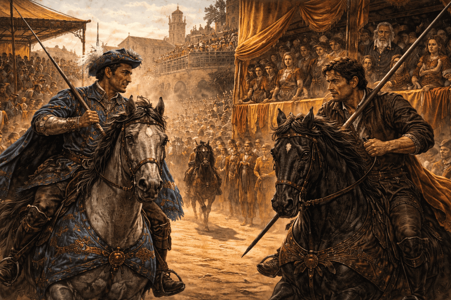 Escena de conquista